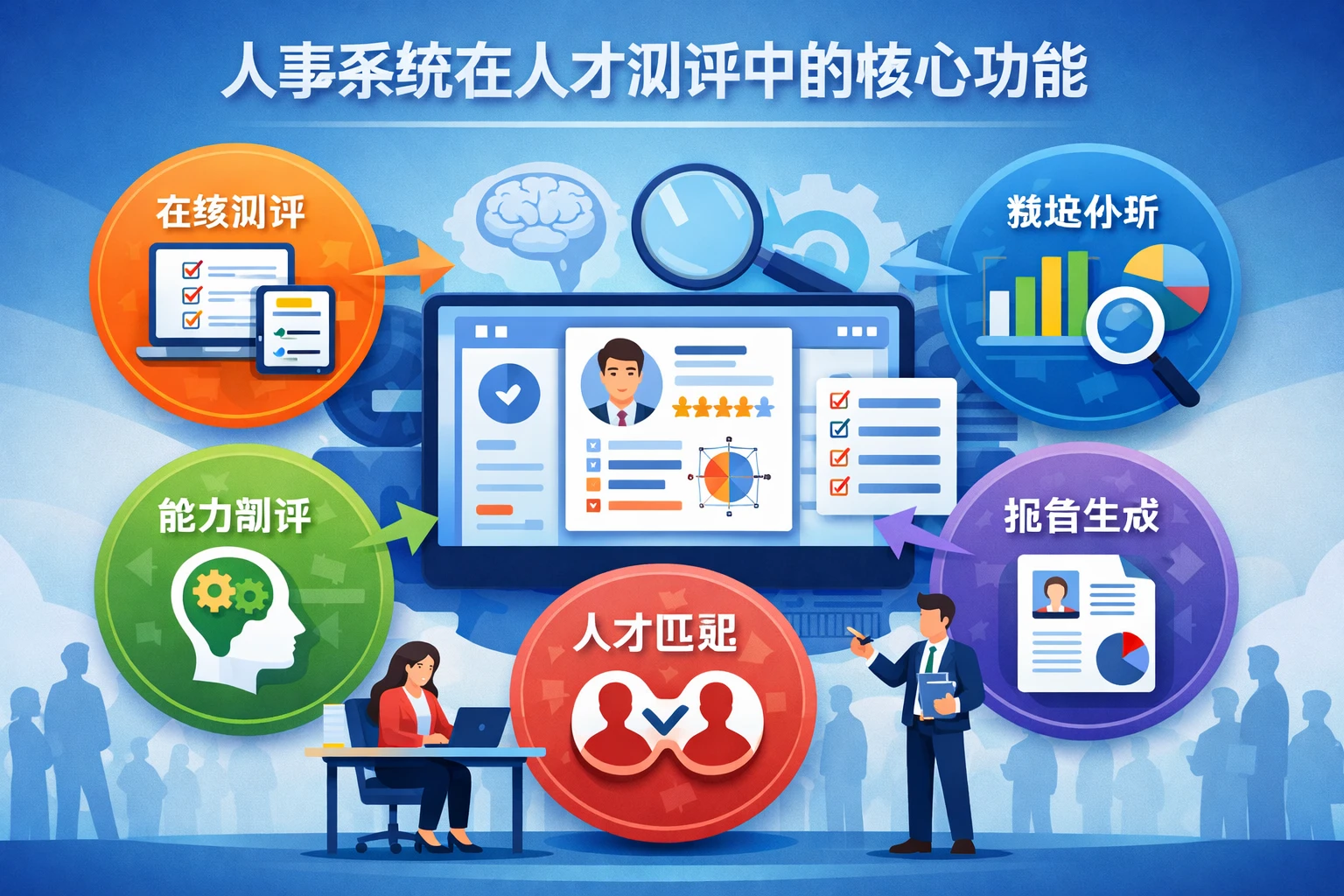 人事系统在人才测评中的核心功能