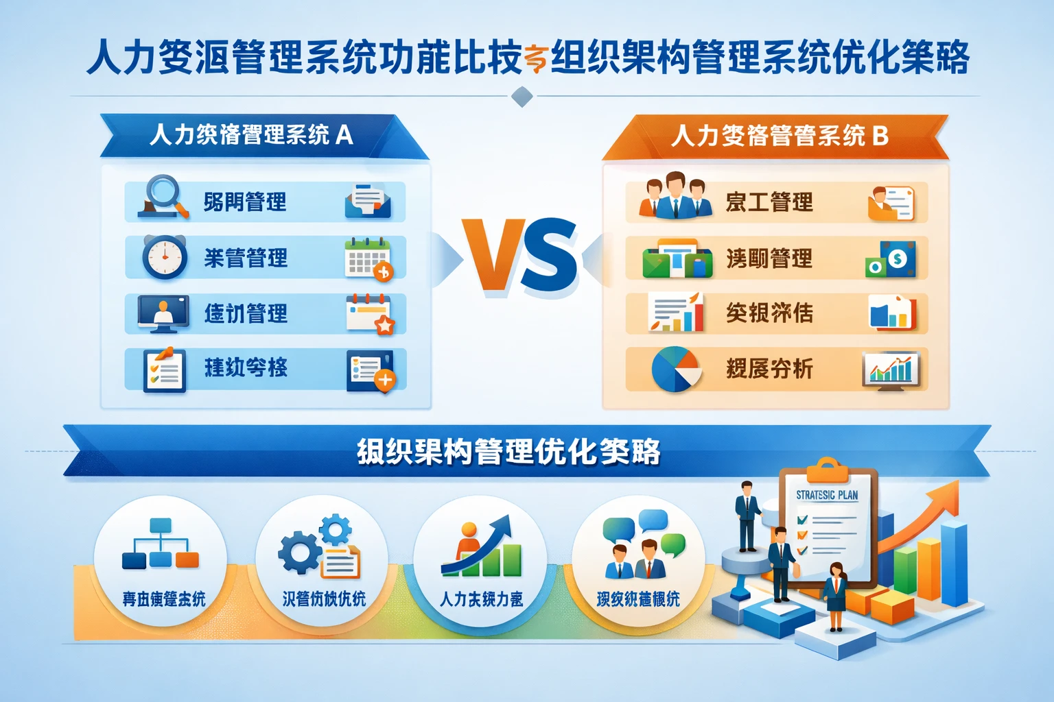 人力资源管理系统功能比较与组织架构管理系统优化策略