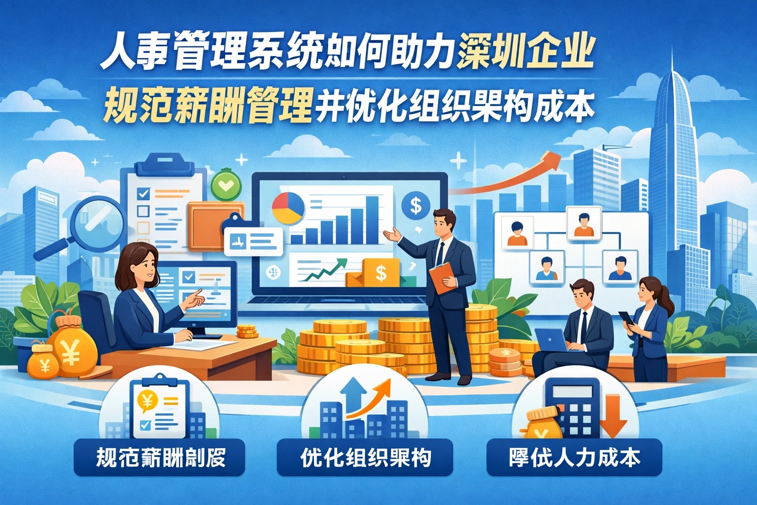 人事管理系统如何助力深圳企业规范薪酬管理并优化组织架构成本