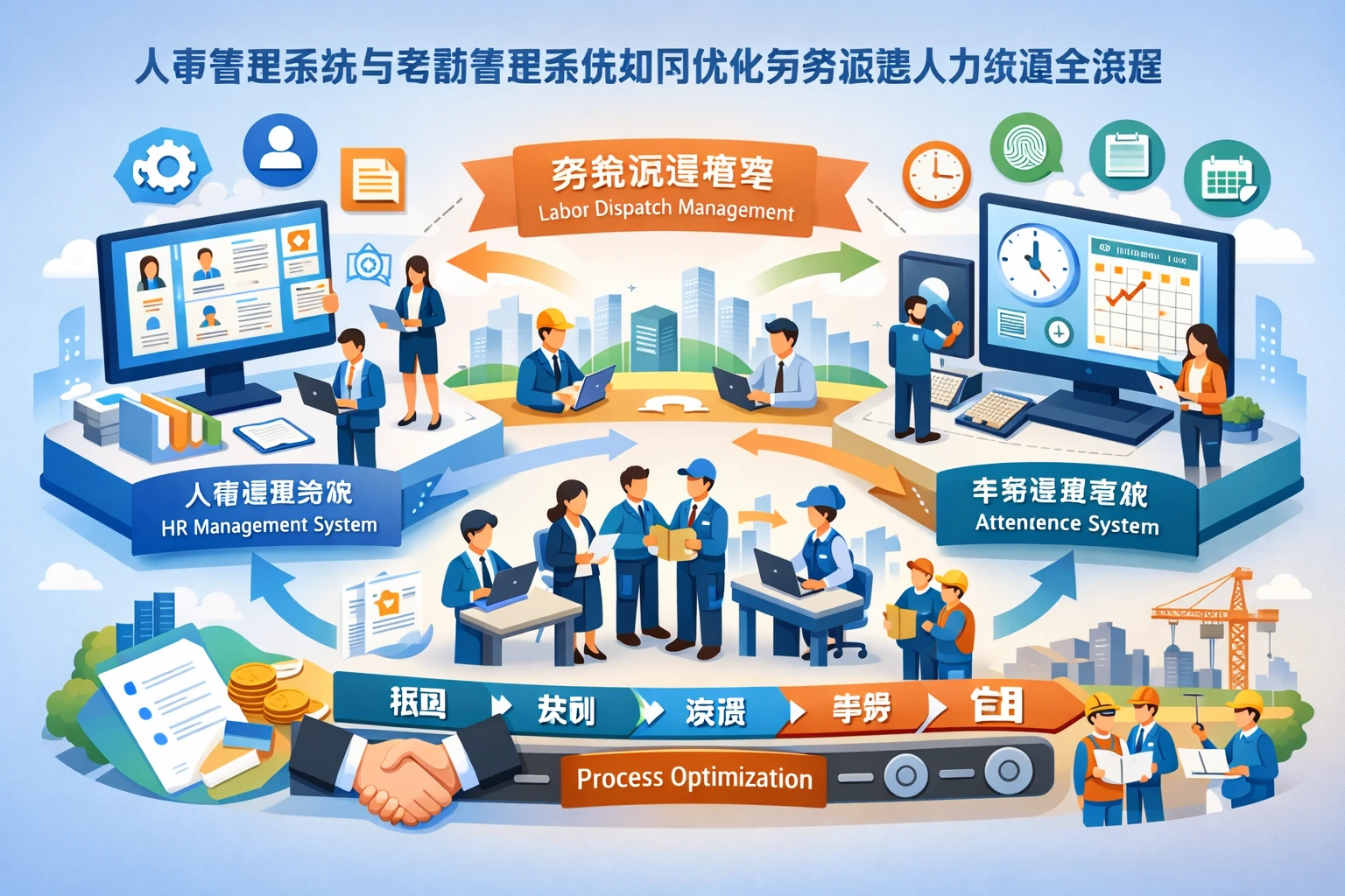 人事管理系统与考勤管理系统如何优化劳务派遣人力资源全流程