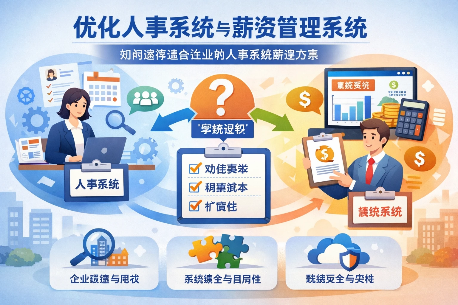 优化人事系统与薪资管理系统：如何选择适合企业的人事系统解决方案