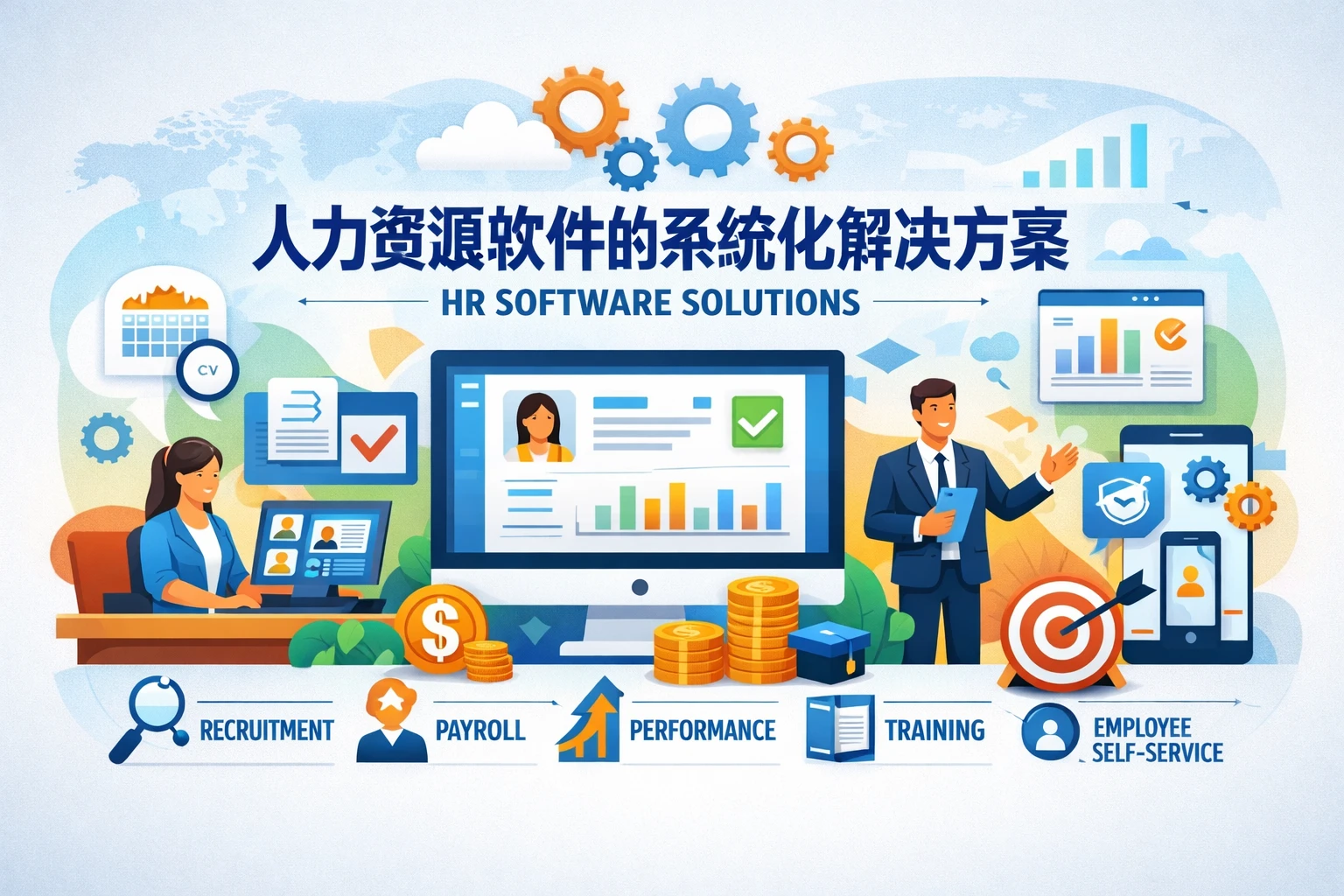人力资源软件的系统化解决方案