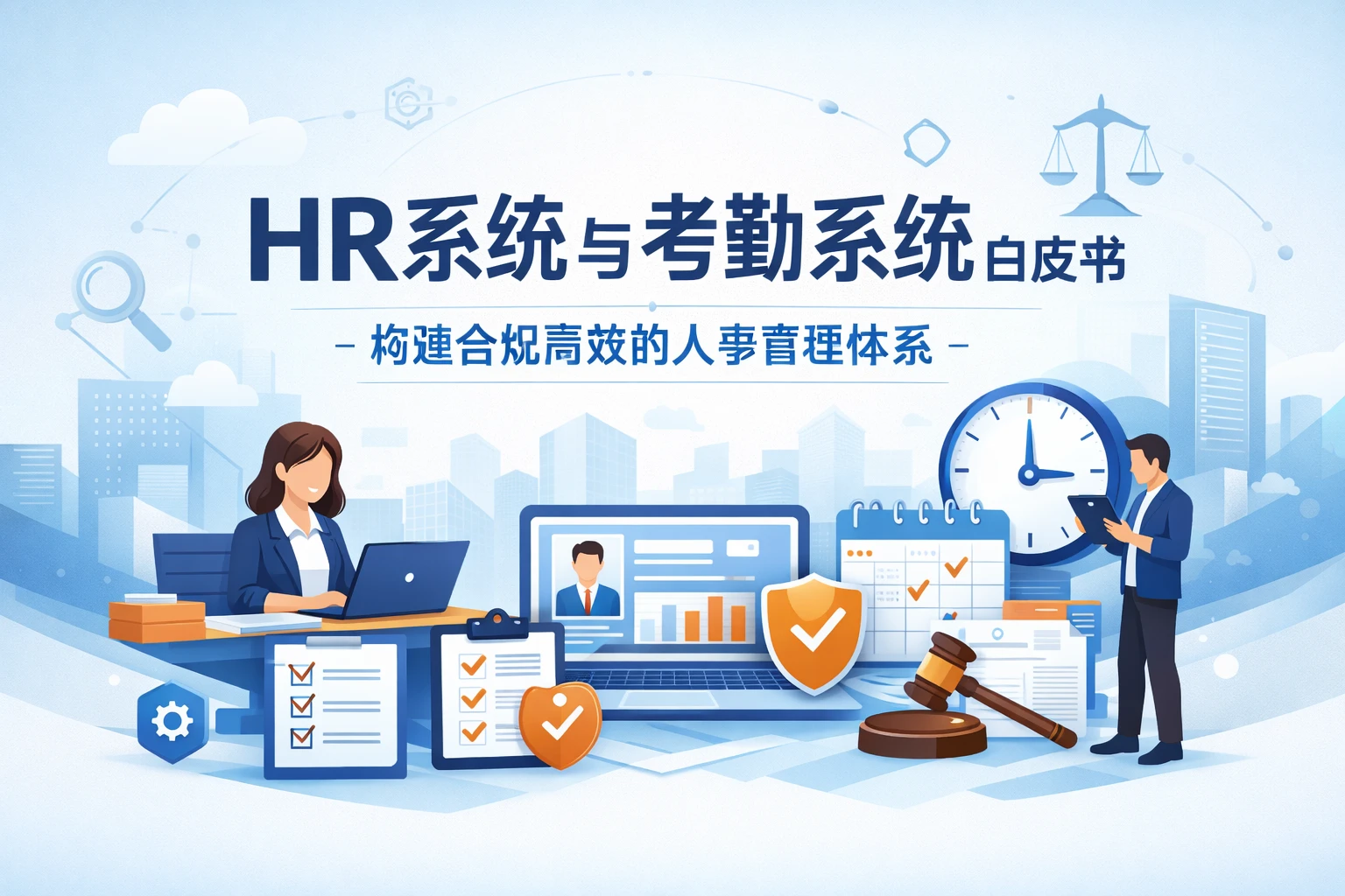 HR系统与考勤系统白皮书：构建合规高效的人事管理体系