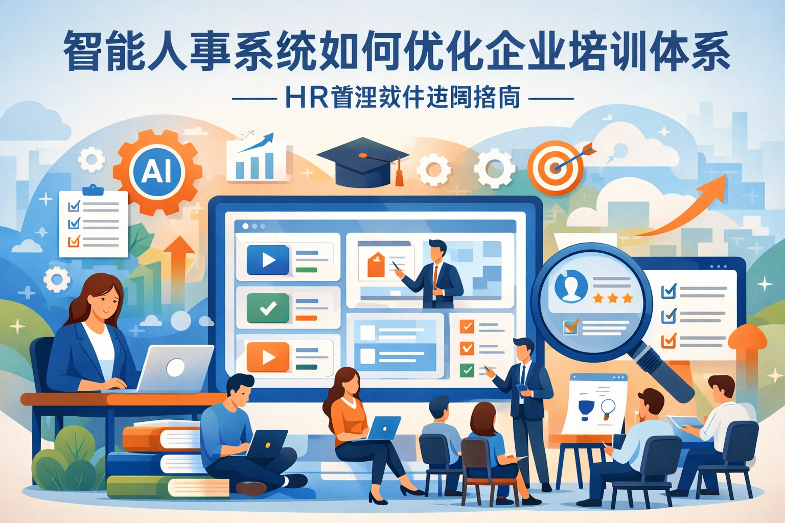 智能人事系统如何优化企业培训体系——HR管理软件选购指南