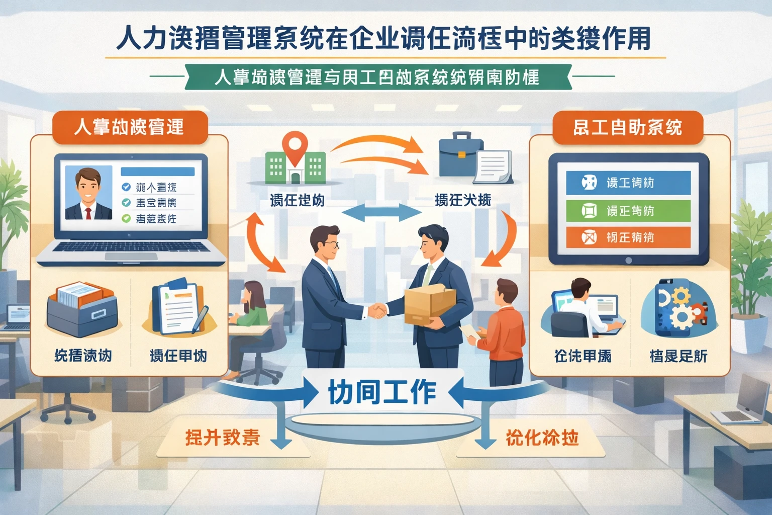 人力资源管理系统在企业调任流程中的关键作用：人事档案管理与员工自助系统的协同价值