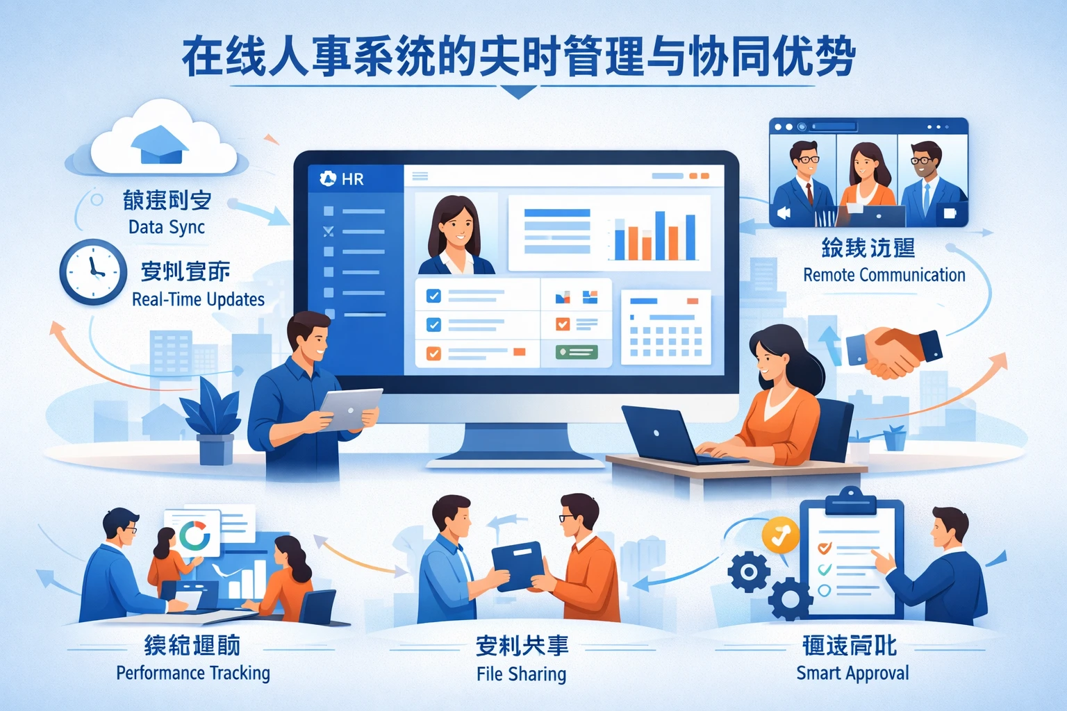 在线人事系统的实时管理与协同优势