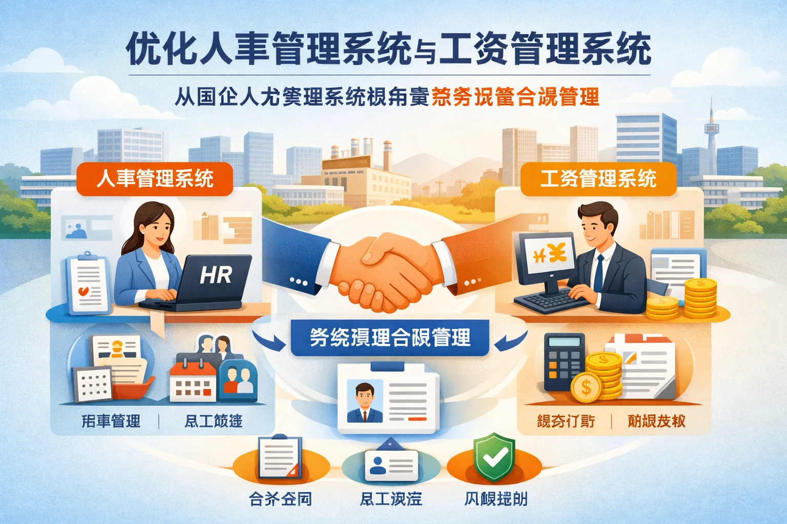 优化人事管理系统与工资管理系统：从国企人力资源系统视角看劳务派遣合规管理