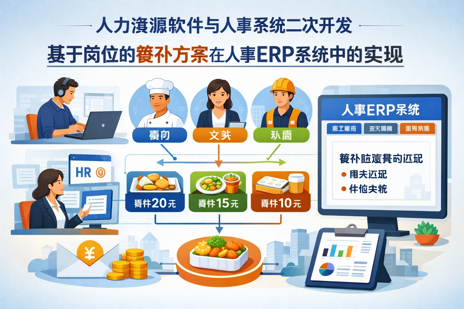 人力资源软件与人事系统二次开发:基于岗位的餐补方案在人事ERP系统中的实现