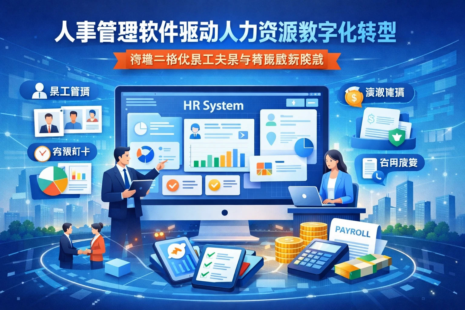 人事管理软件驱动人力资源数字化转型：构建一体化员工关系与考勤薪资系统