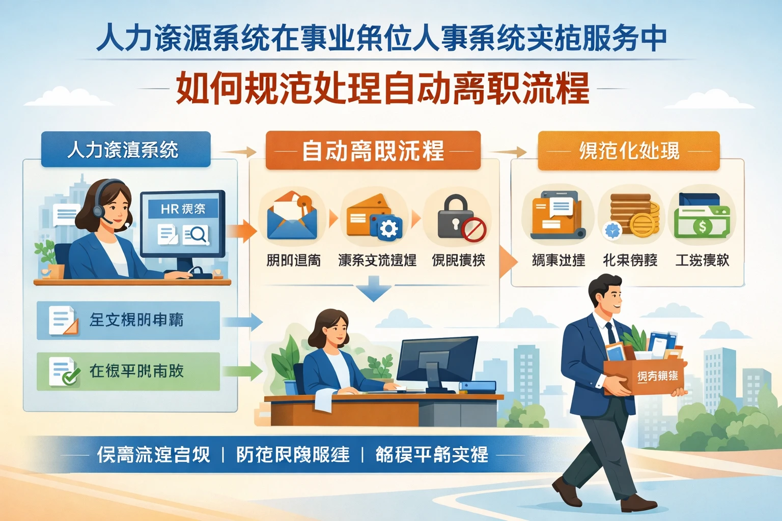 人力资源系统在事业单位人事系统实施服务中如何规范处理自动离职流程