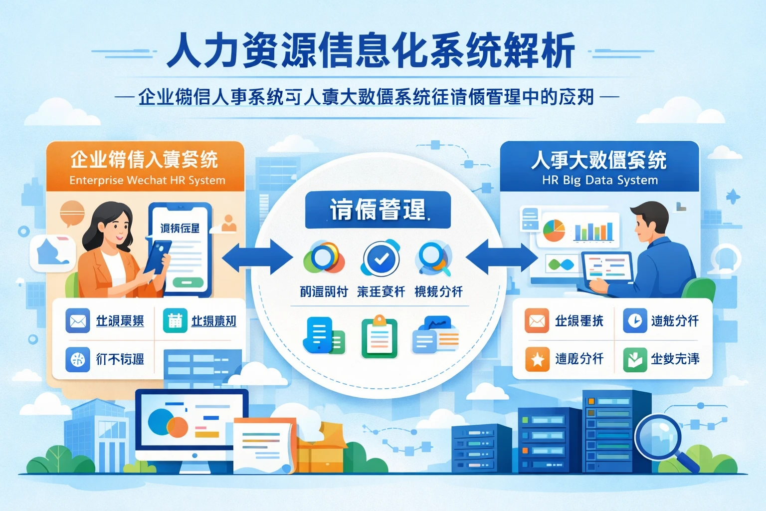 人力资源信息化系统解析：企业微信人事系统与人事大数据系统在请假管理中的应用