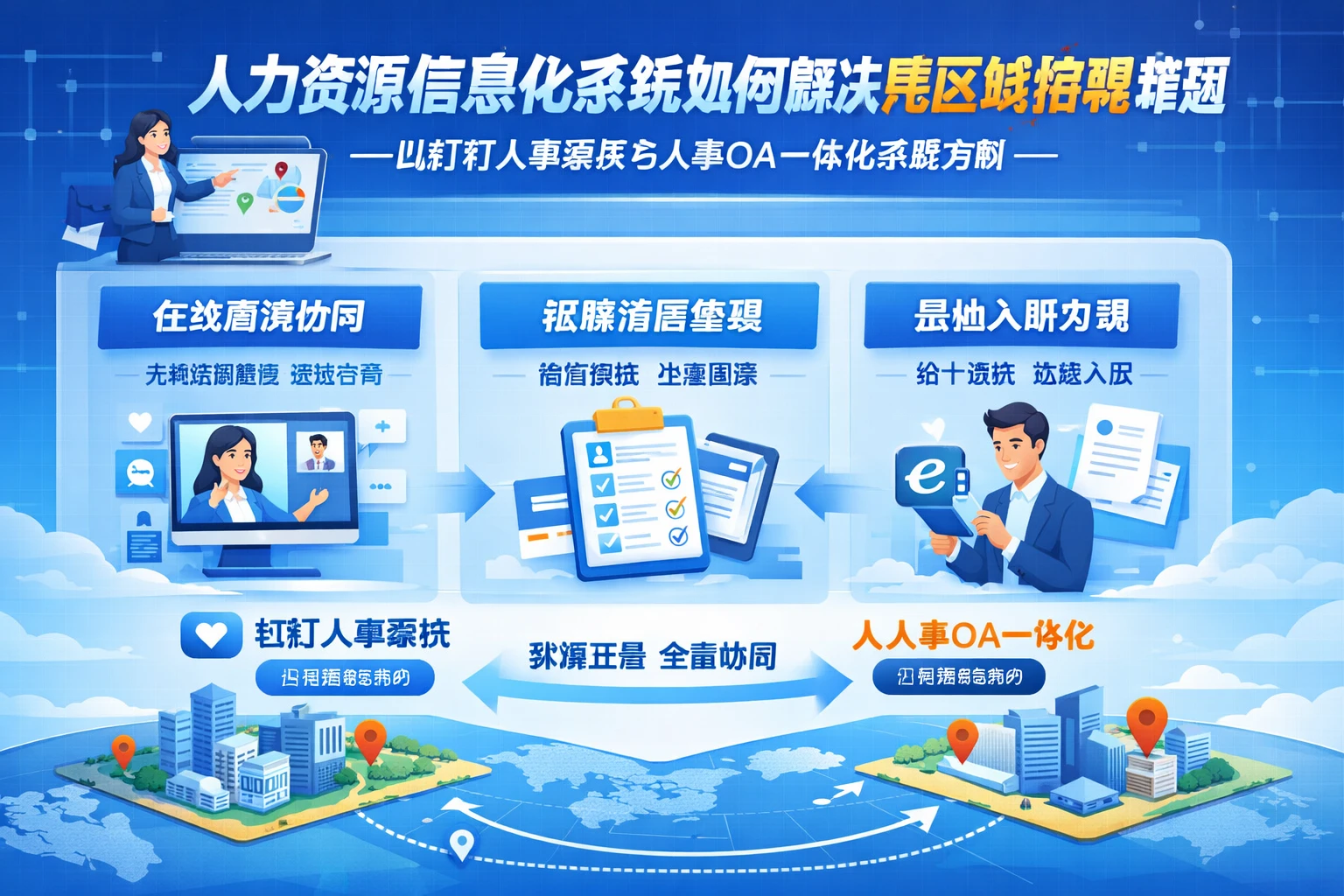 人力资源信息化系统如何解决跨区域招聘难题——以钉钉人事系统与人事OA一体化系统为例