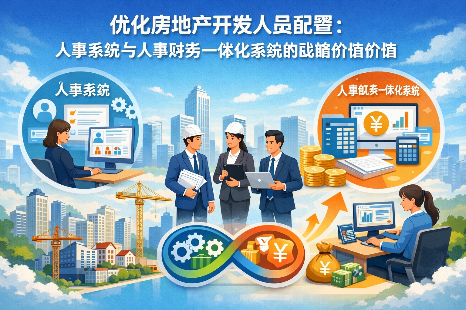 优化房地产开发人员配置：人事系统与人事财务一体化系统的战略价值