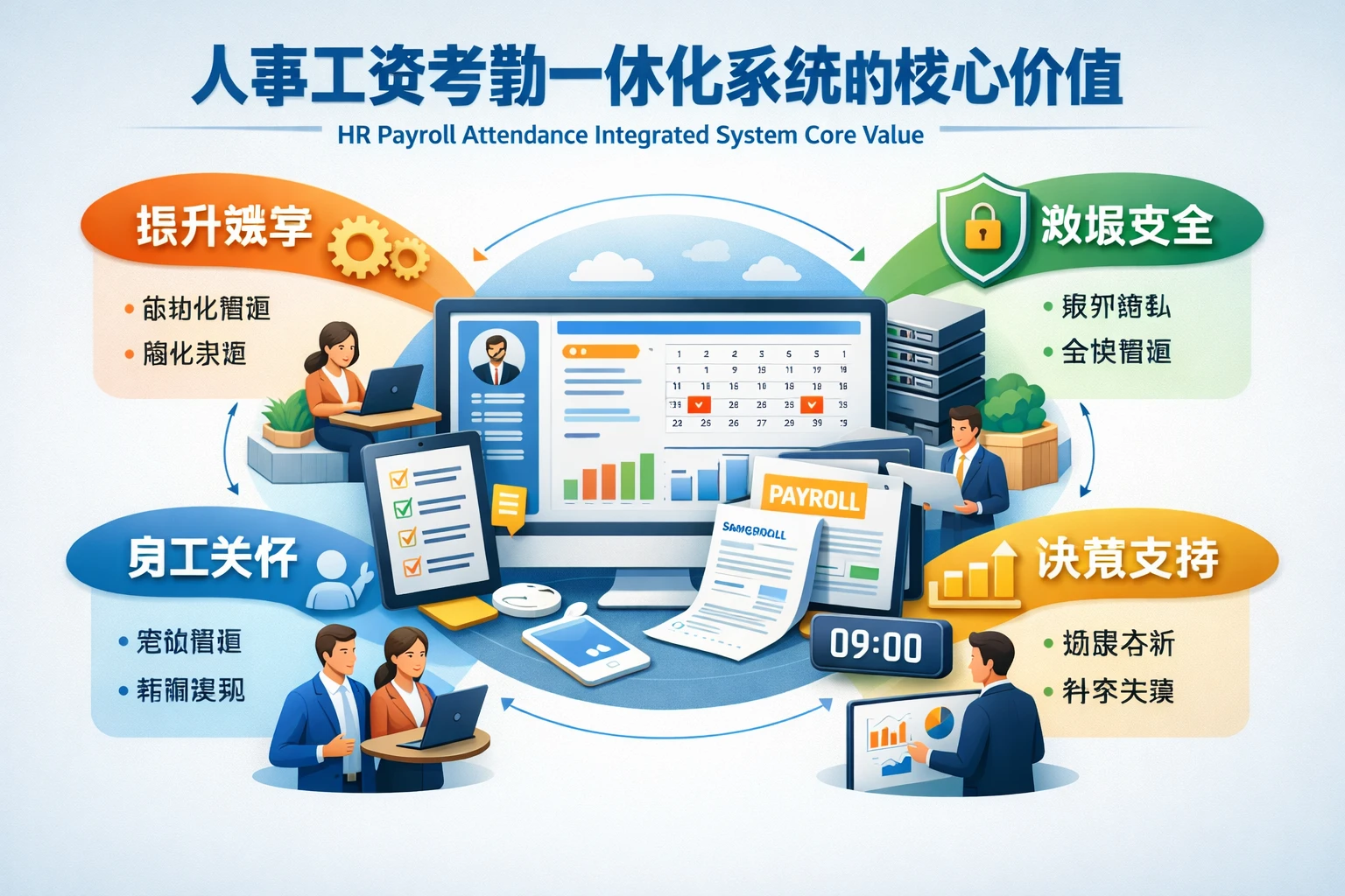 人事工资考勤一体化系统的核心价值