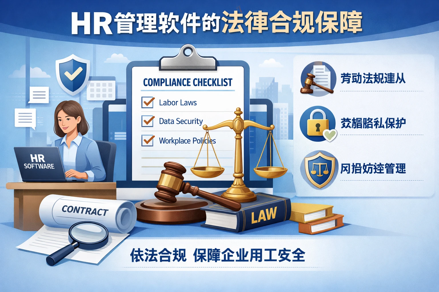 HR管理软件的法律合规保障