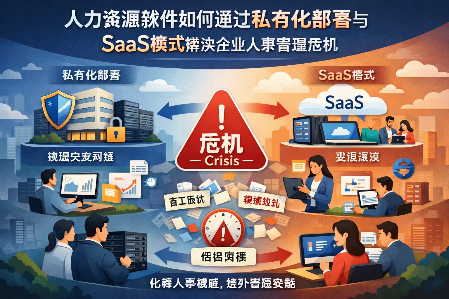 人力资源软件如何通过私有化部署与SaaS模式解决企业人事管理危机