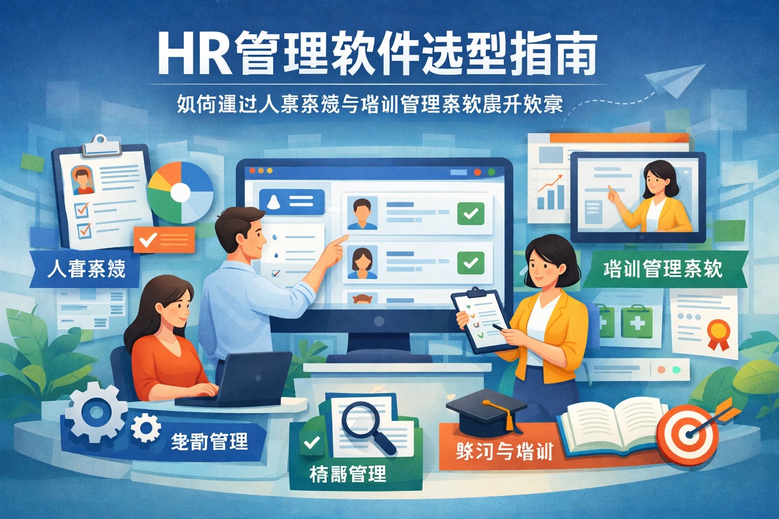 HR管理软件选型指南：如何通过人事系统与培训管理系统提升效率