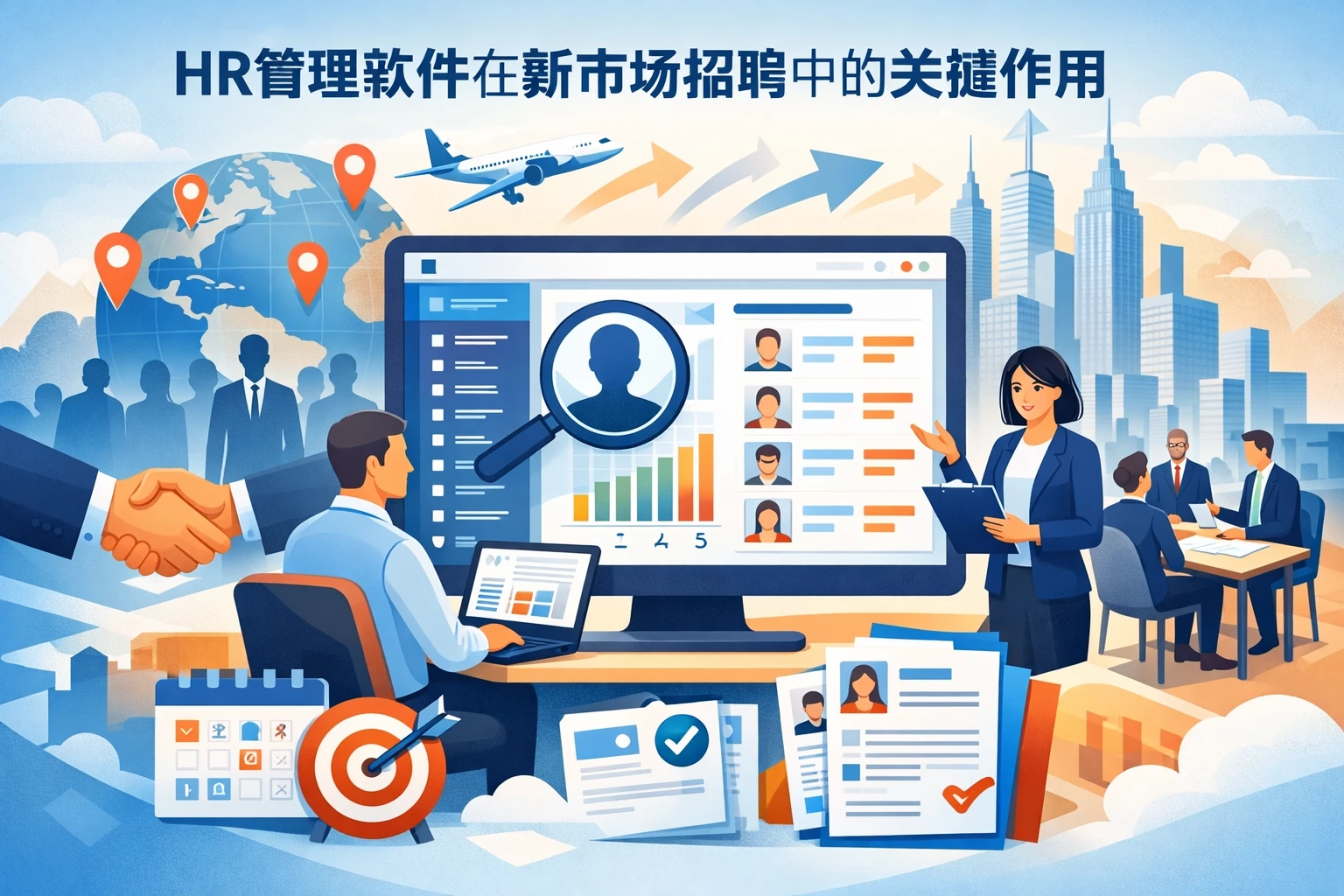 HR管理软件在新市场招聘中的关键作用