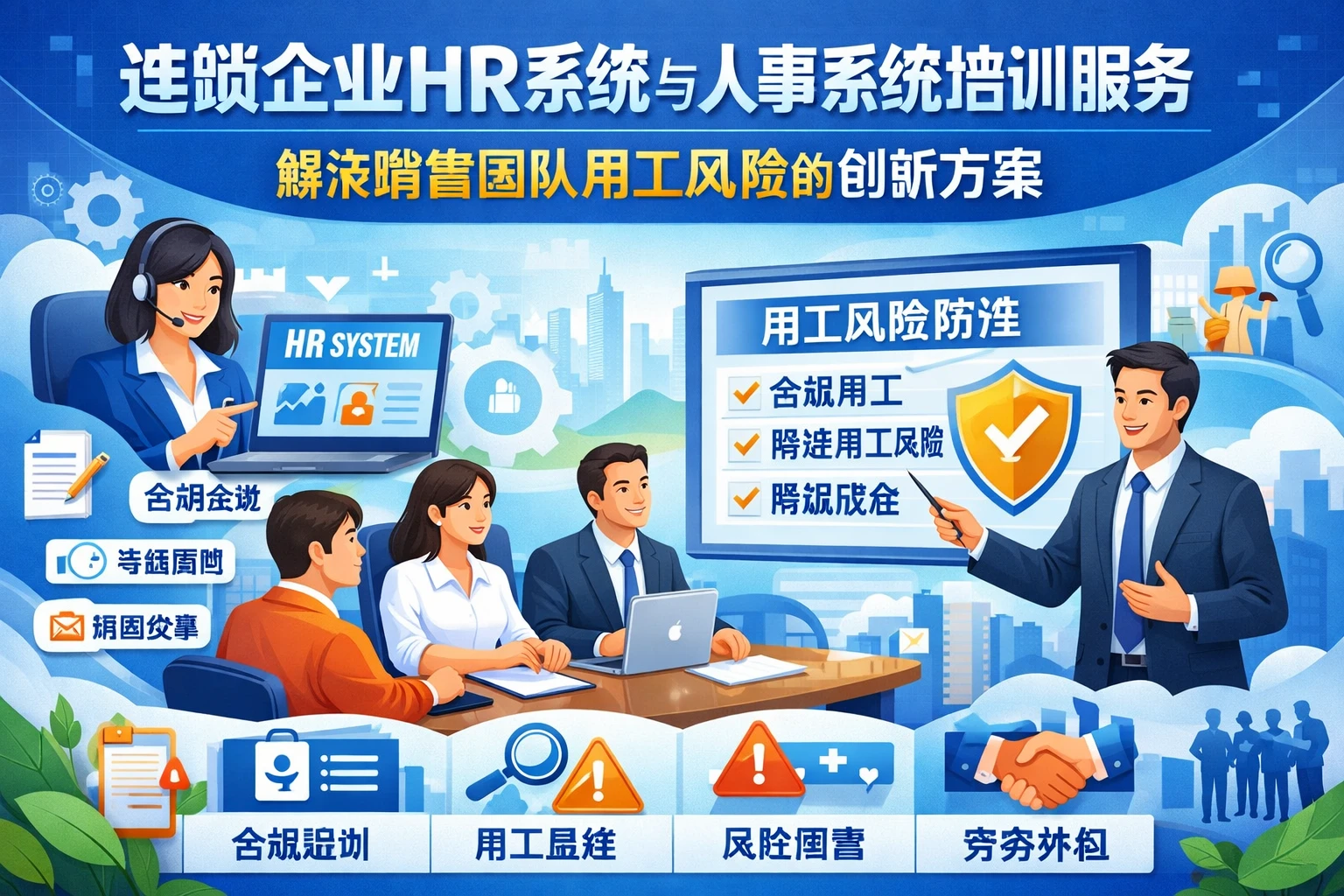 连锁企业HR系统与人事系统培训服务：解决销售团队用工风险的创新方案