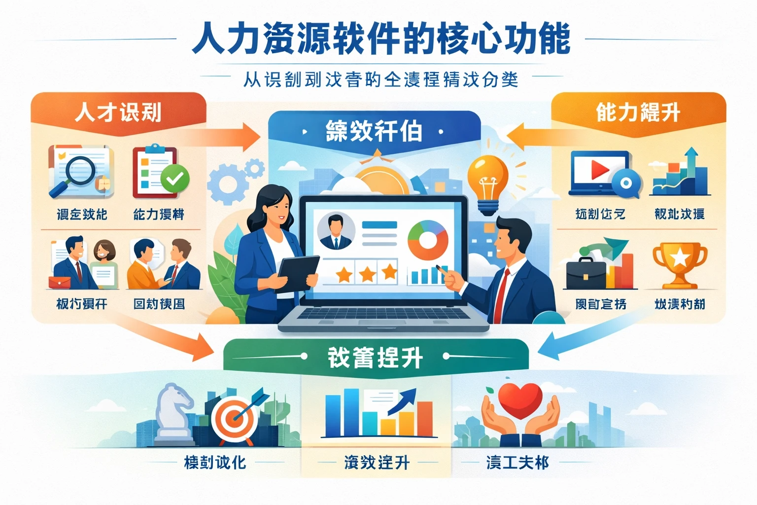人力资源软件的核心功能：从识别到改善的全流程解决方案