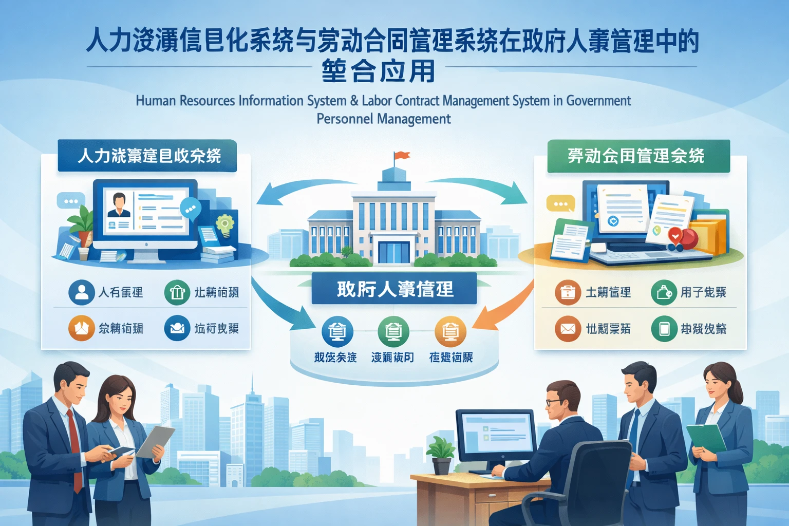 人力资源信息化系统与劳动合同管理系统在政府人事管理中的整合应用