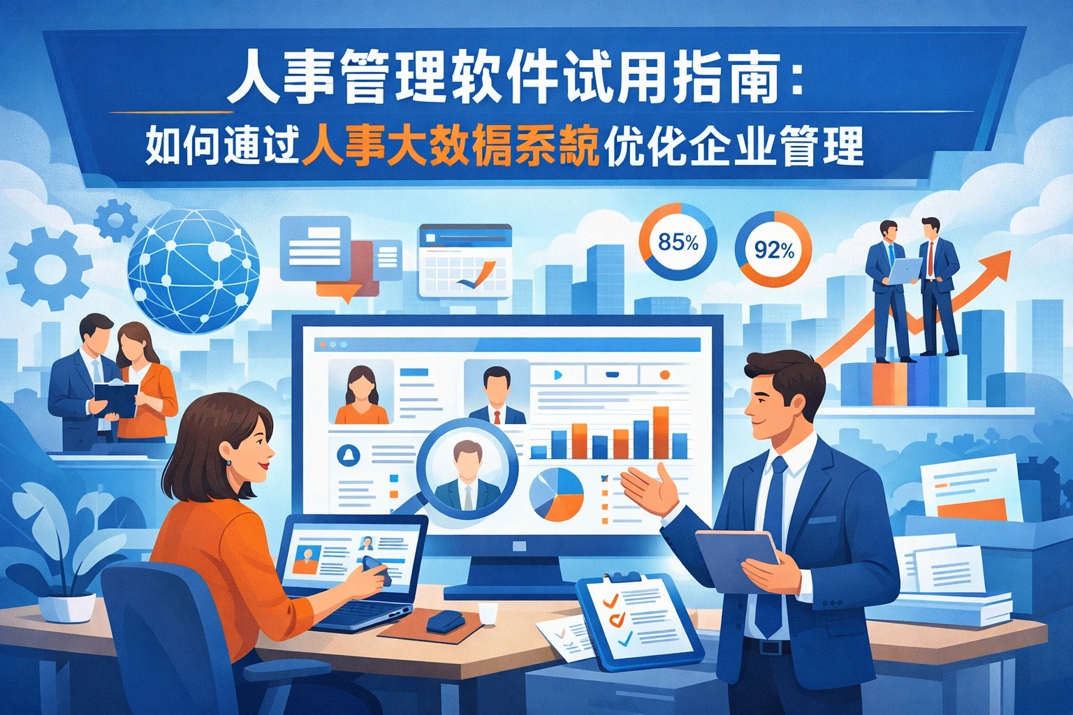 人事管理软件试用指南：如何通过人事大数据系统优化企业管理