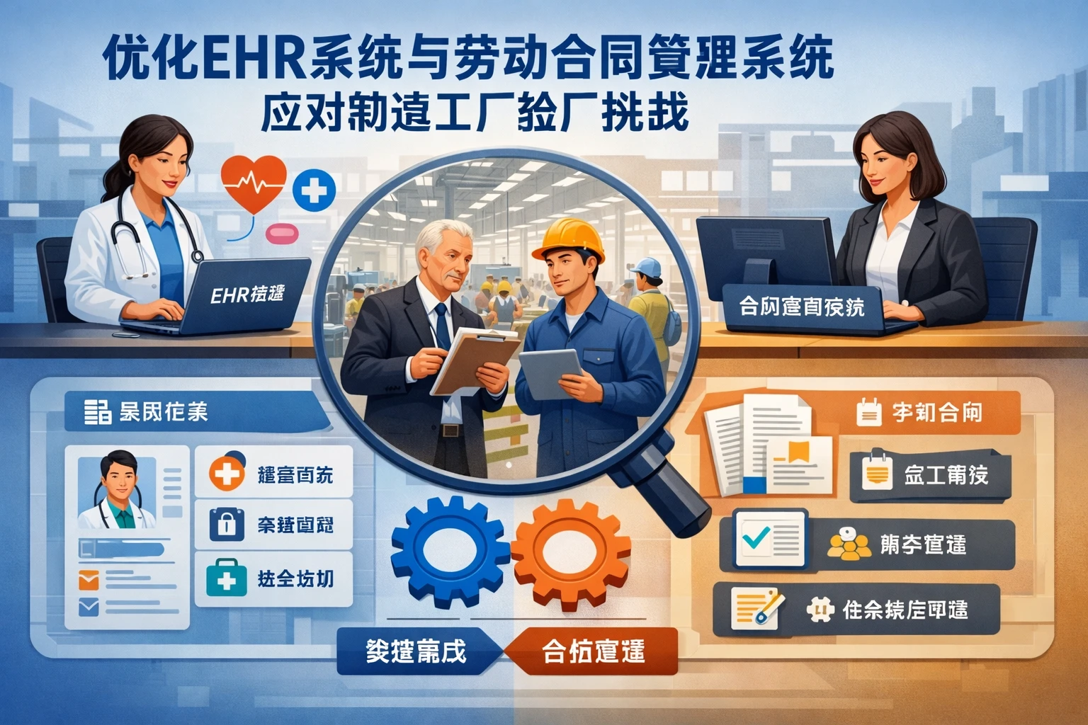 优化EHR系统与劳动合同管理系统应对制造工厂验厂挑战