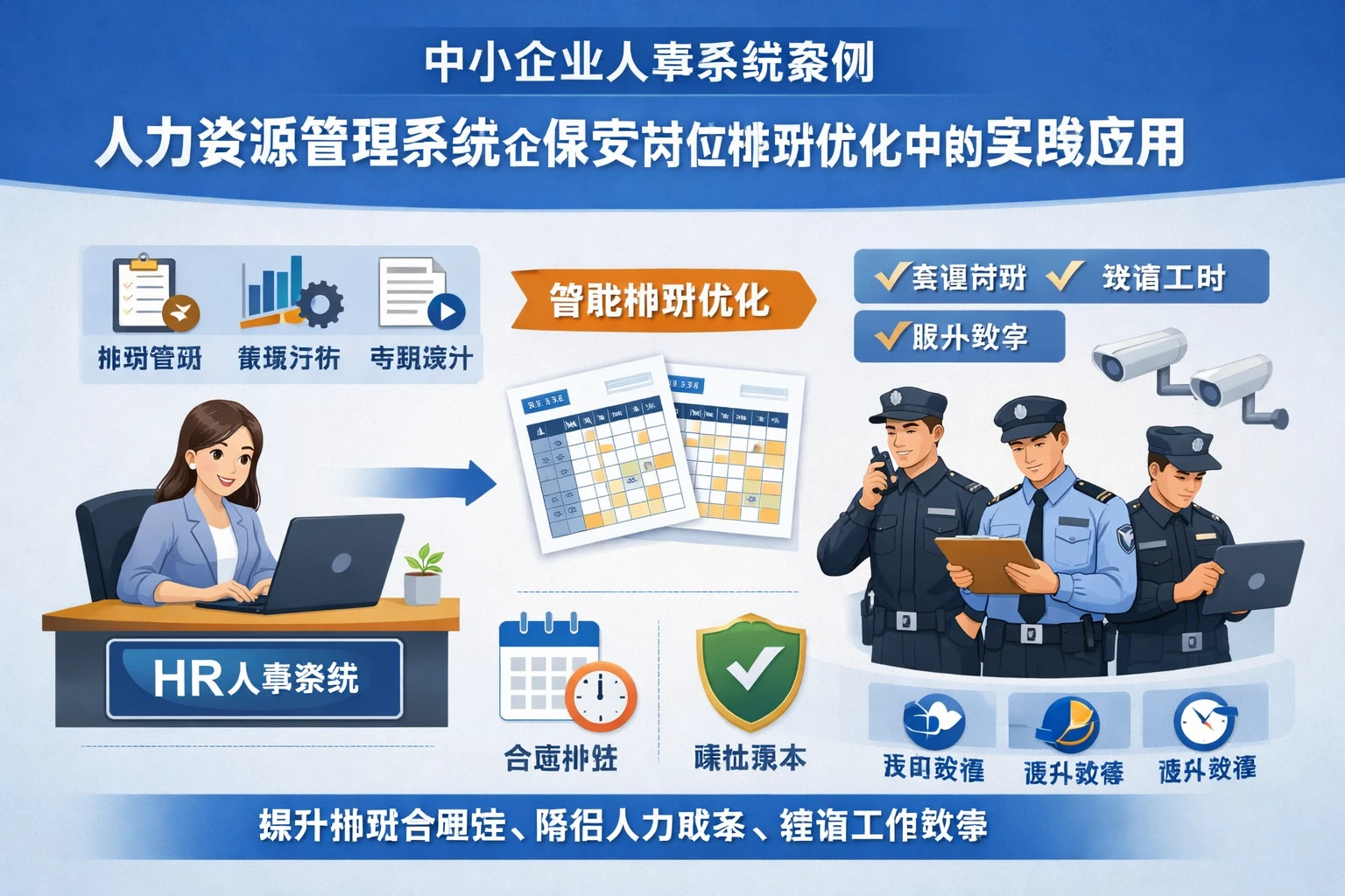 中小企业人事系统案例：人力资源管理系统在保安岗位排班优化中的实践应用