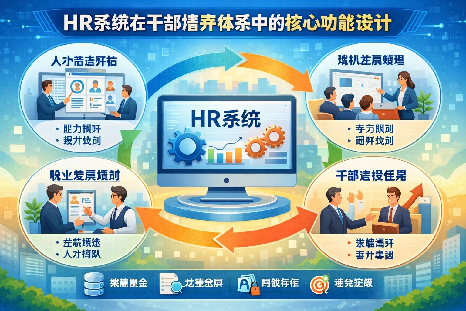 HR系统在干部培养体系中的核心功能设计