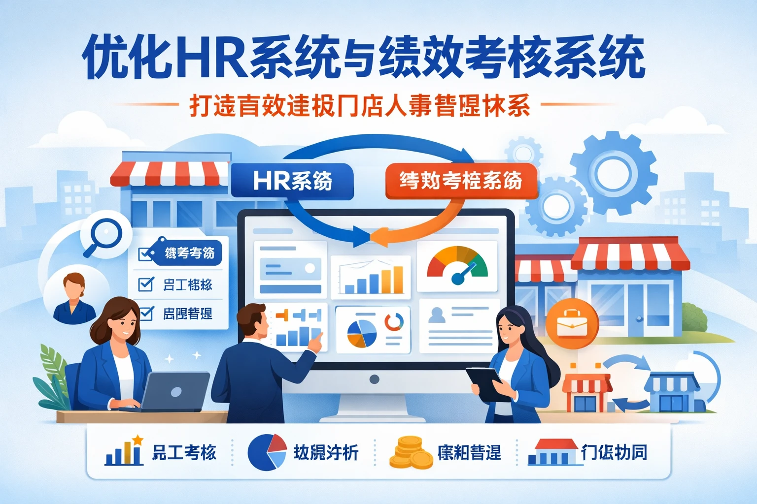 优化HR系统与绩效考核系统：打造高效连锁门店人事管理体系