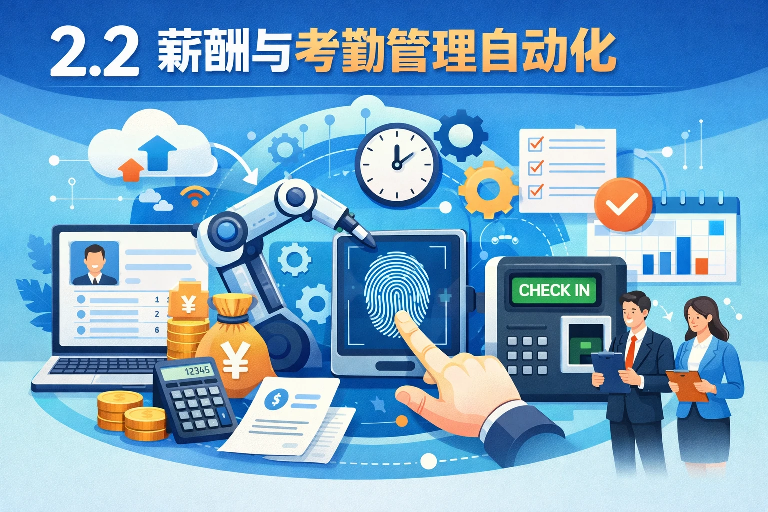 2.2 薪酬与考勤管理自动化