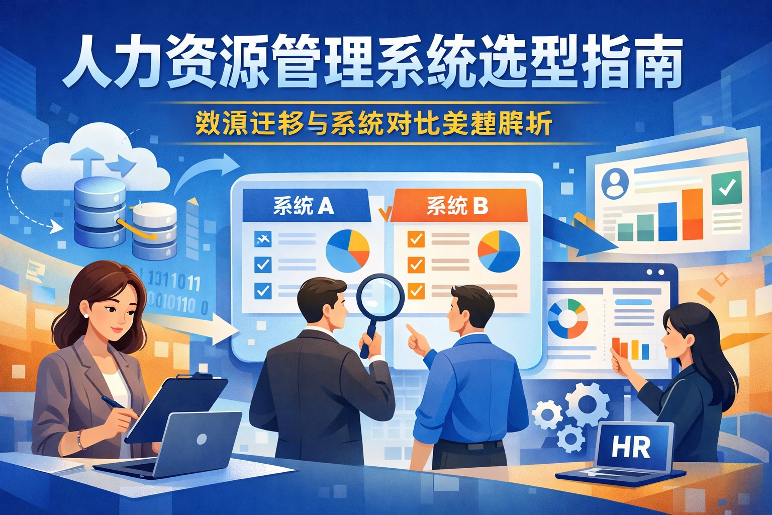 人力资源管理系统选型指南：数据迁移与系统对比关键解析