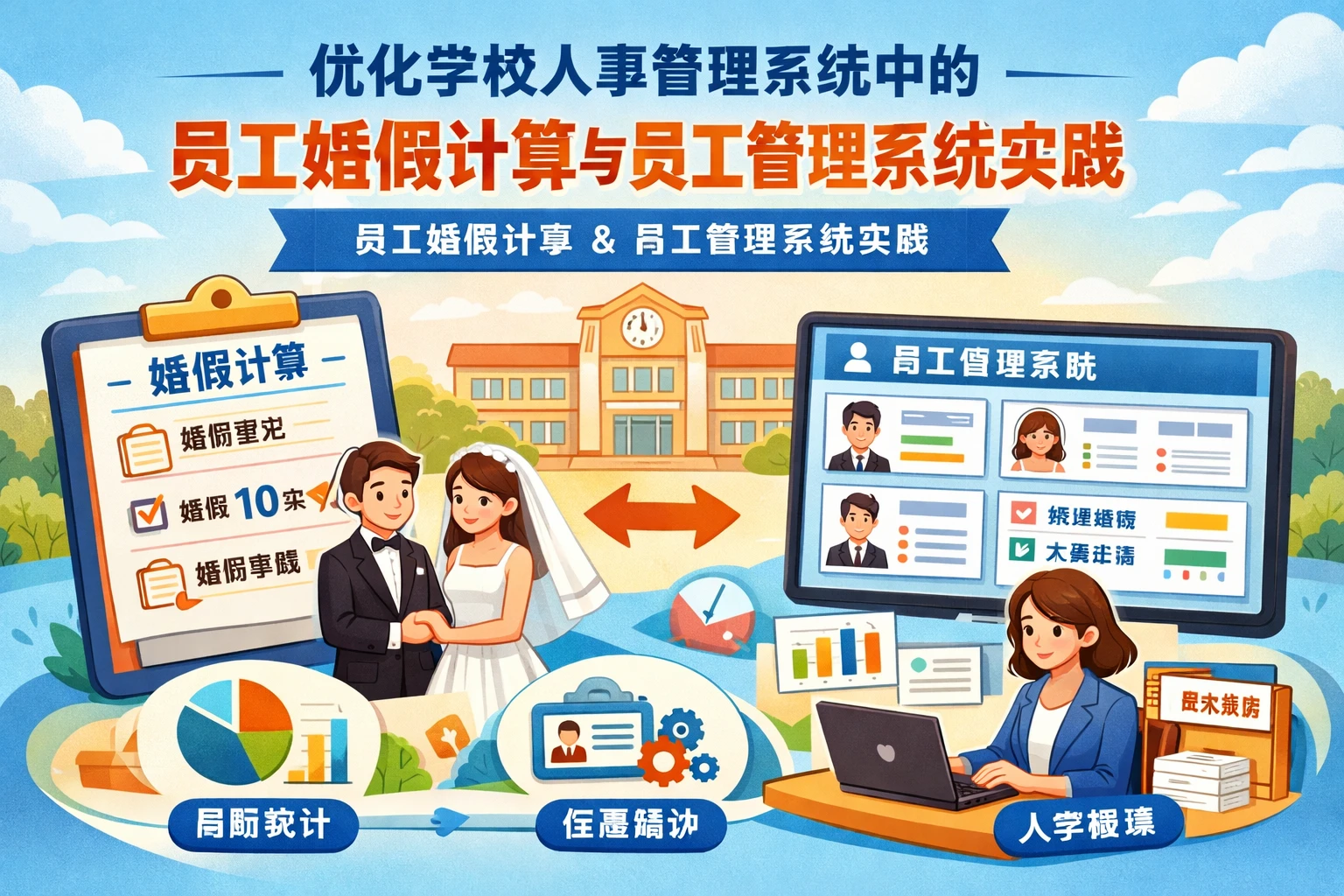 优化学校人事管理系统中的员工婚假计算与员工管理系统实践