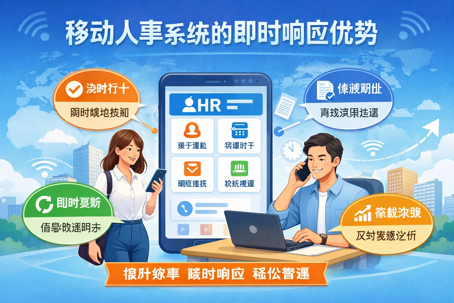 移动人事系统的即时响应优势