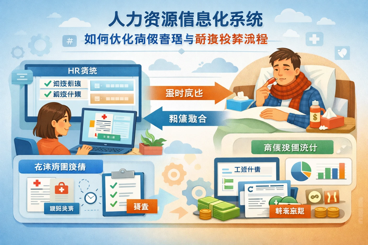 人力资源信息化系统如何优化病假管理与薪资核算流程
