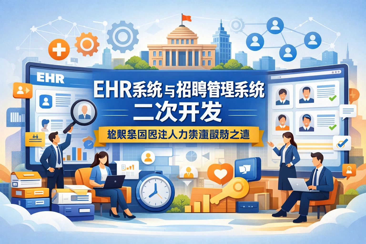 ehr系统与招聘管理系统二次开发：破解集团国企人力资源困境之道