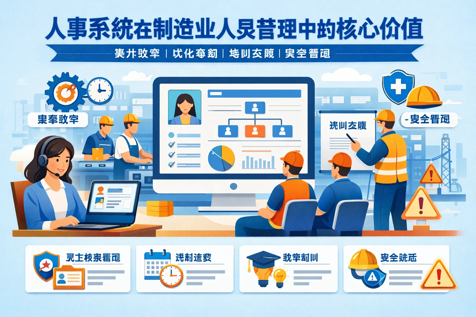 人事系统在制造业人员管理中的核心价值