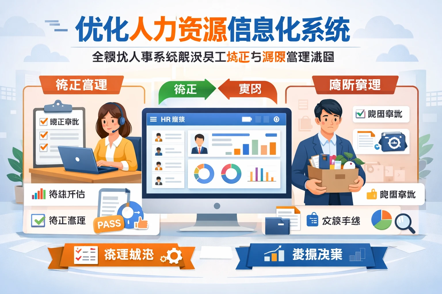 优化人力资源信息化系统：全模块人事系统解决员工转正与离职管理难题