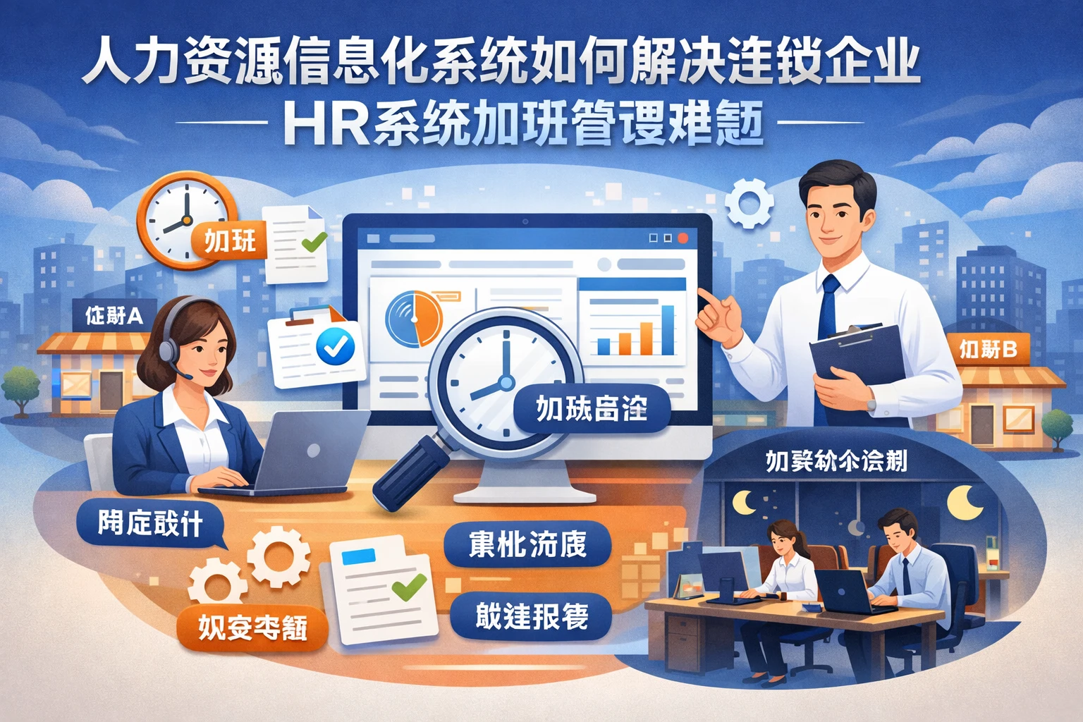 人力资源信息化系统如何解决连锁企业HR系统加班管理难题