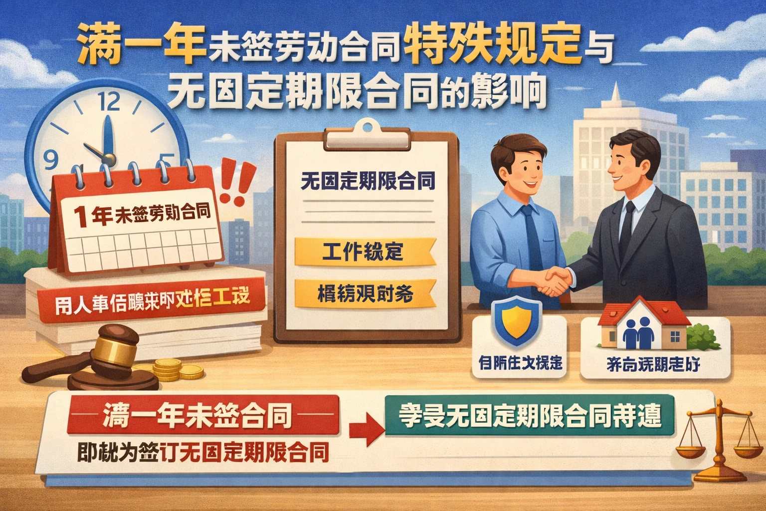 满一年未签劳动合同的特殊规定与无固定期限合同的影响