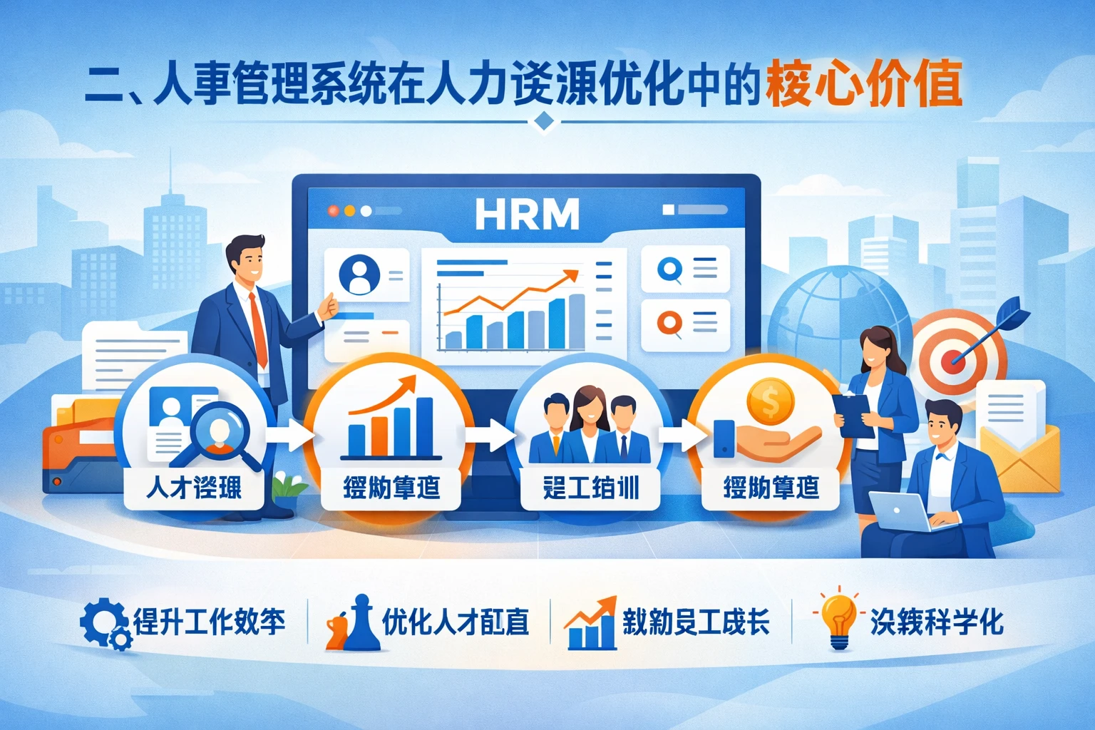 二、人事管理系统在人力资源优化中的核心价值