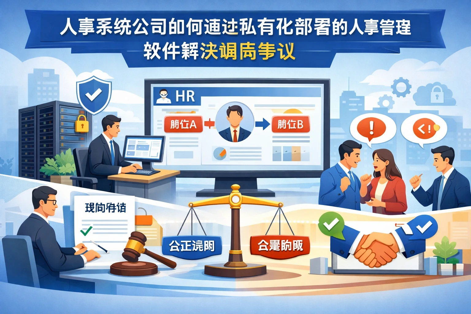 人事系统公司如何通过私有化部署的人事管理软件解决调岗争议