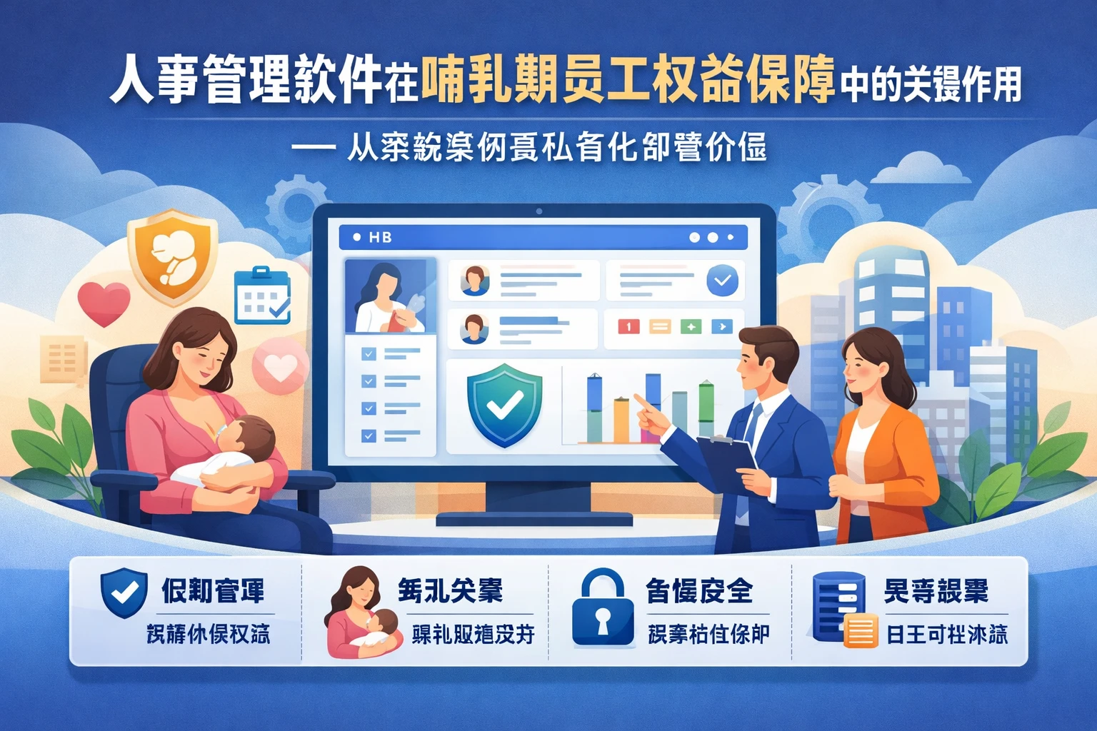 人事管理软件在哺乳期员工权益保障中的关键作用——从系统案例看私有化部署价值