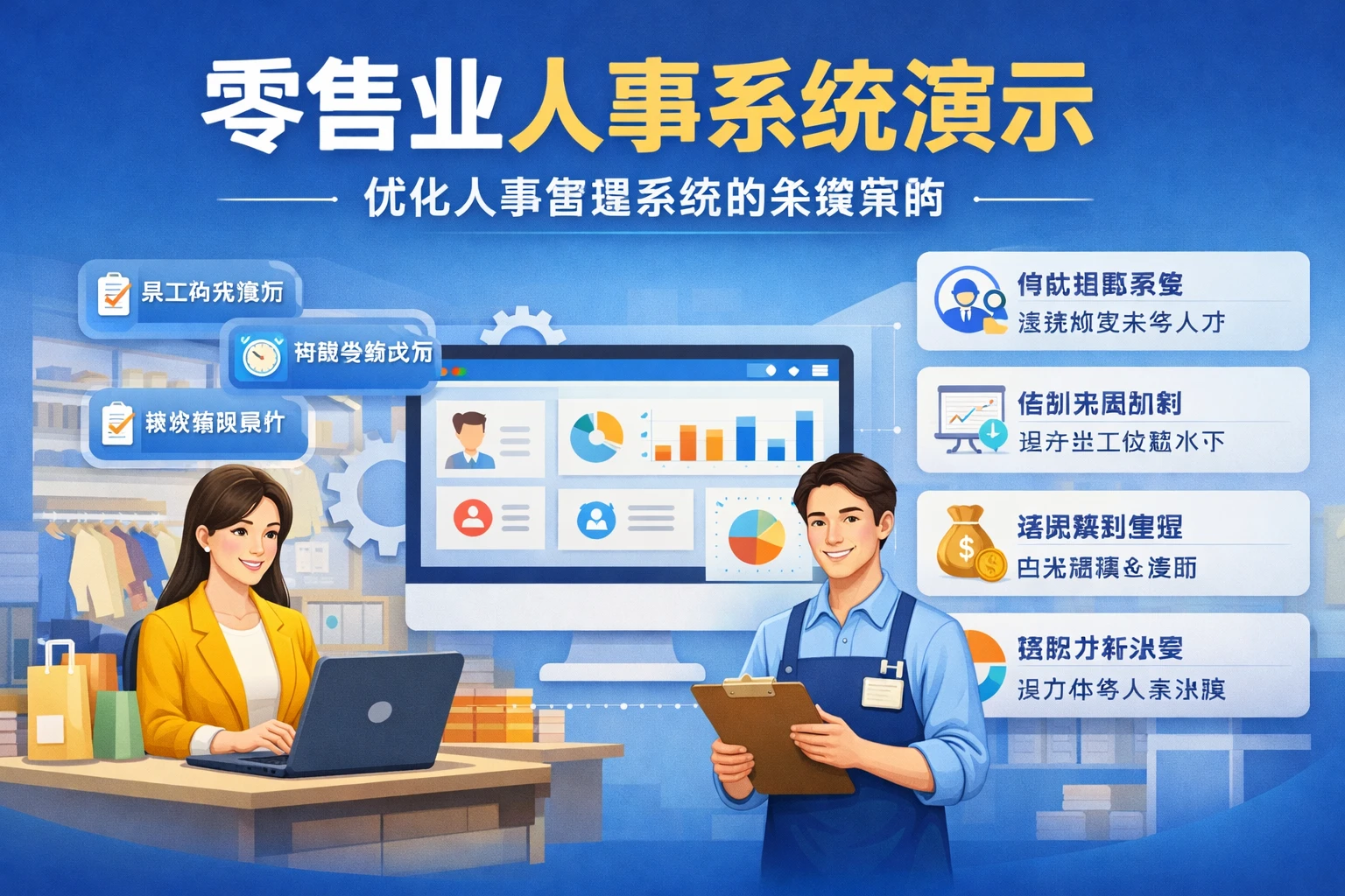 零售业人事系统演示：优化人事管理系统的关键策略