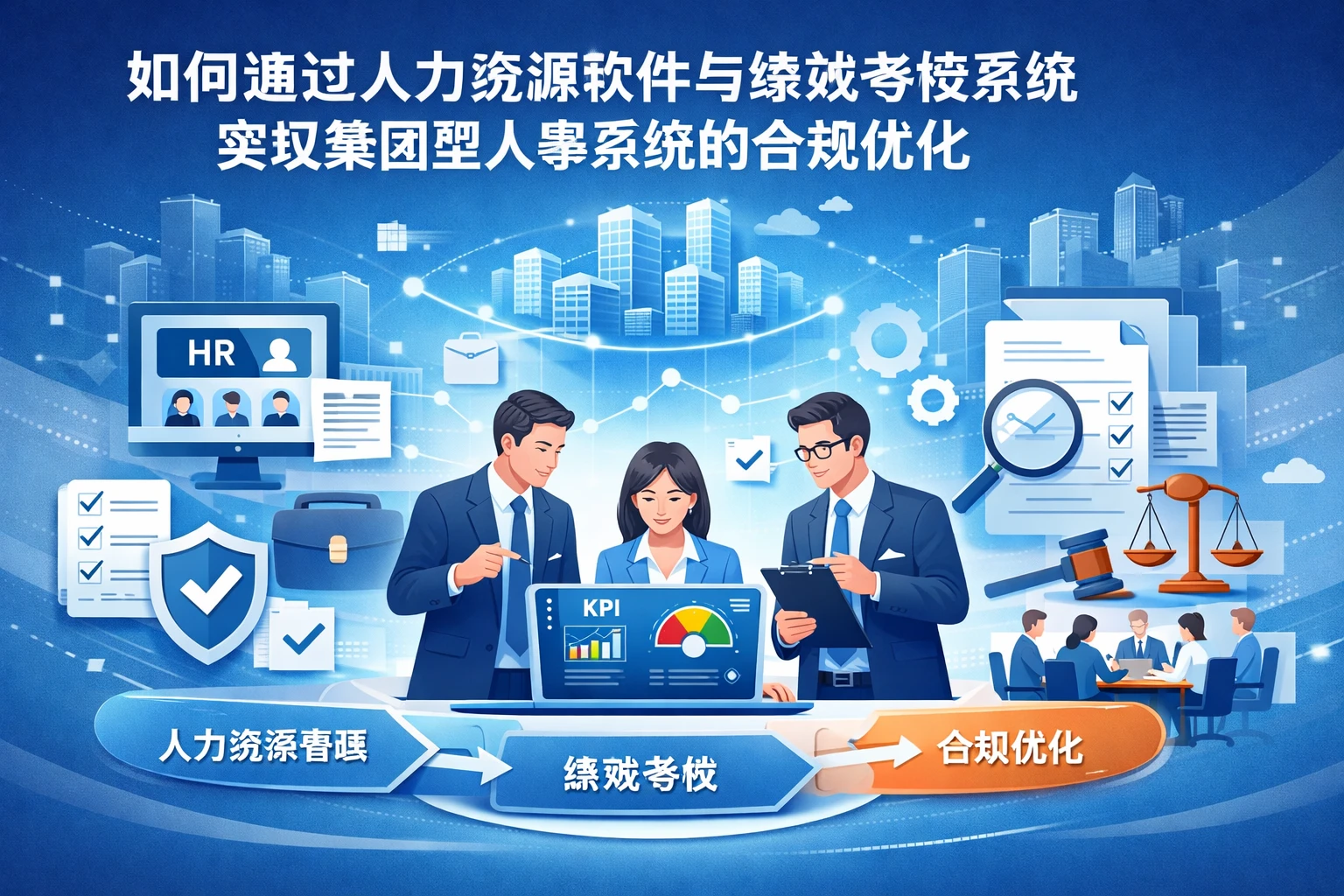 如何通过人力资源软件与绩效考核系统实现集团型人事系统的合规优化
