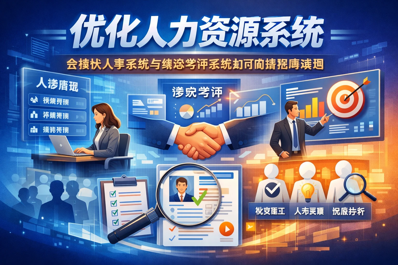 优化人力资源系统：全模块人事系统与绩效考评系统如何破解招聘难题