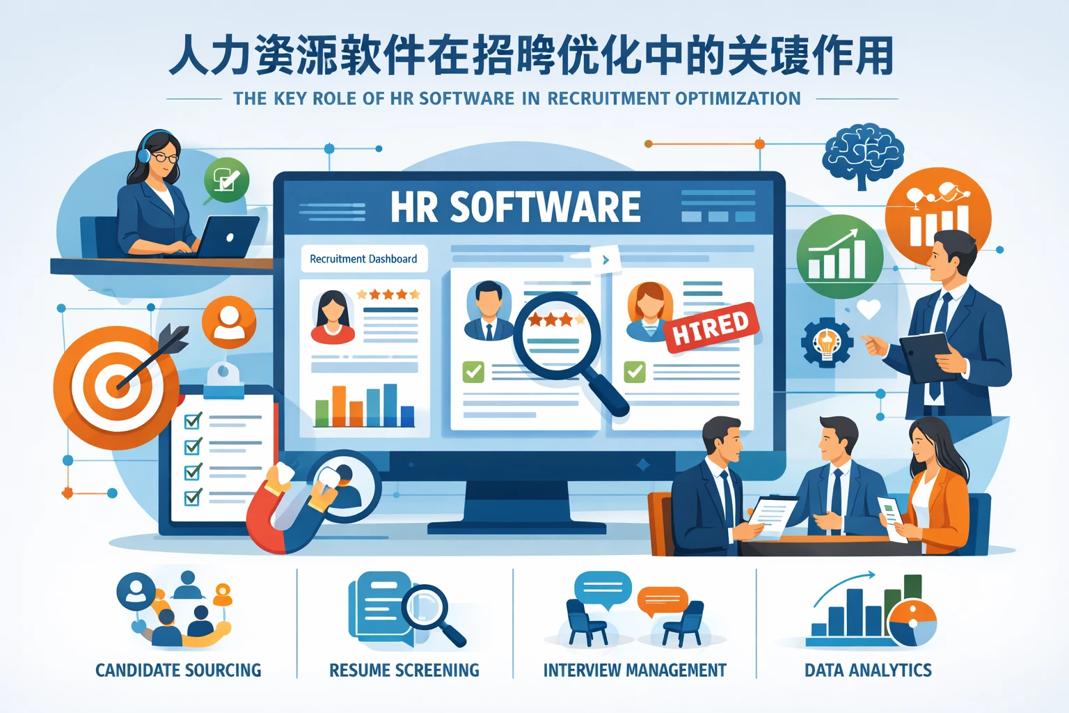 人力资源软件在招聘优化中的关键作用