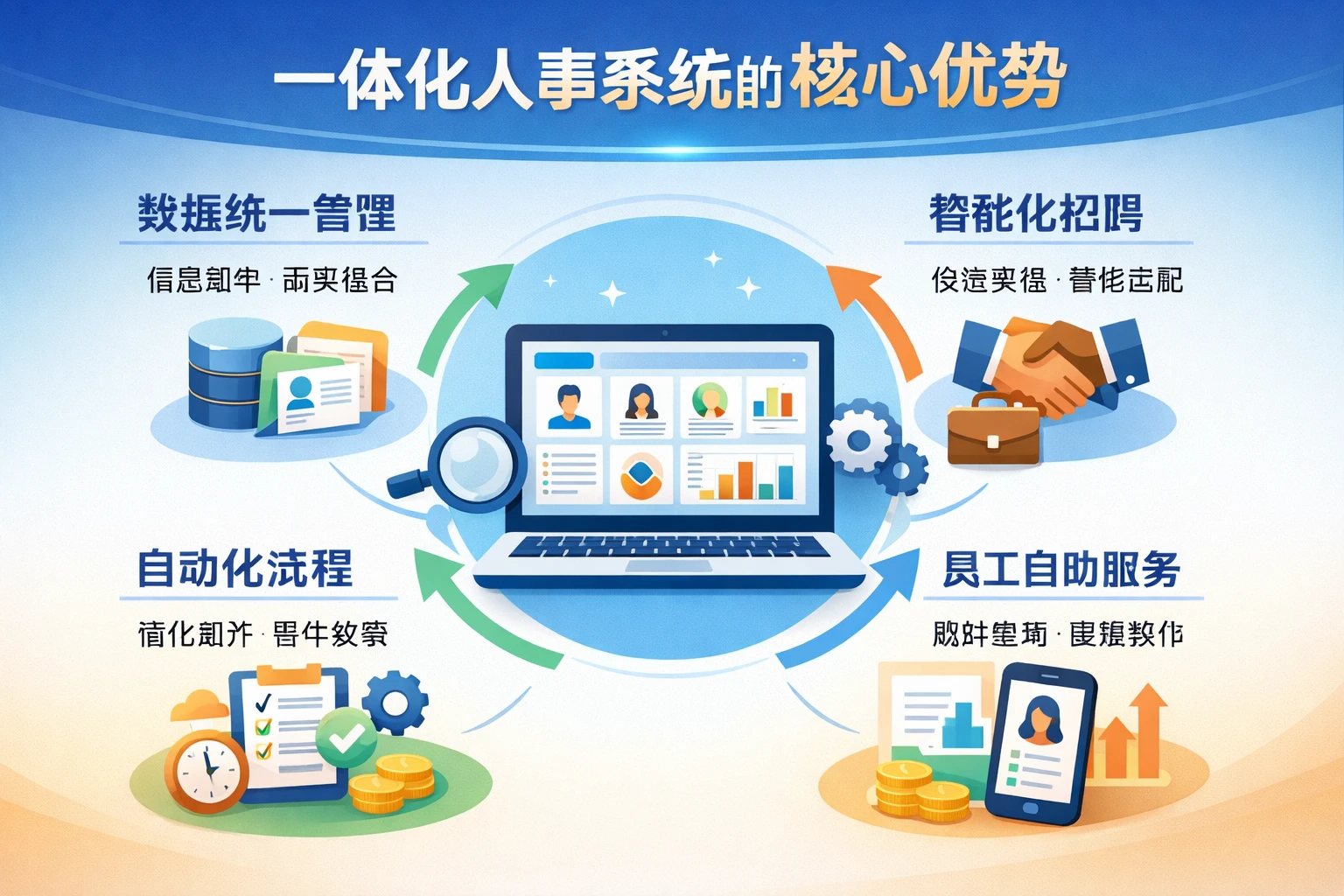 一体化人事系统的核心优势