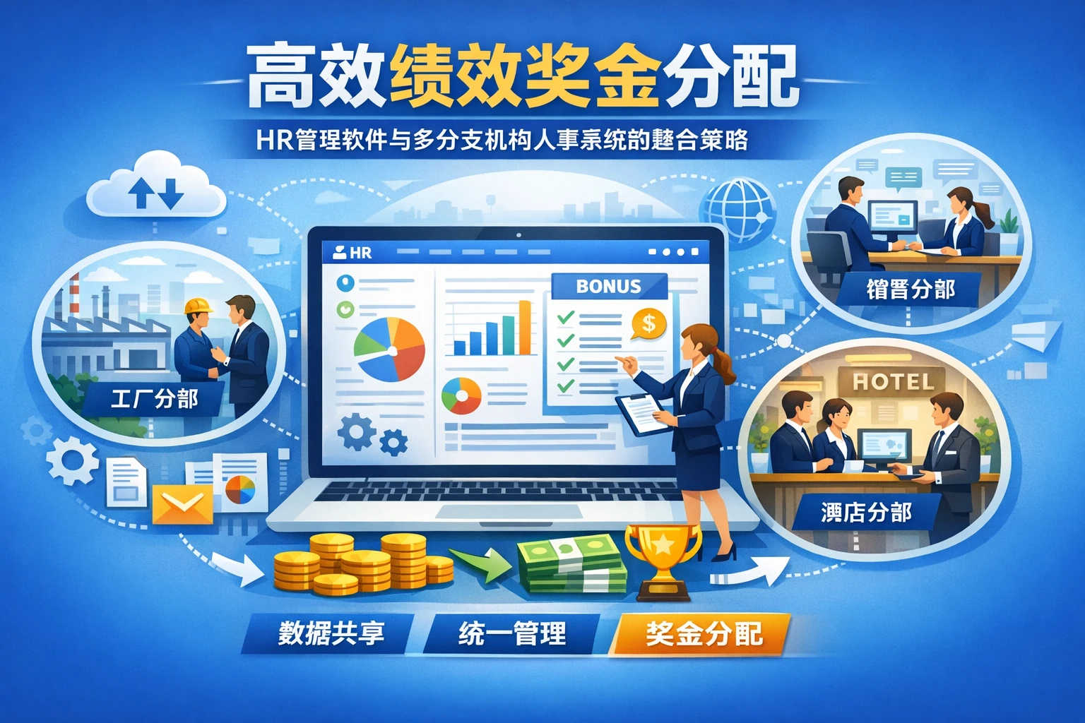 高效绩效奖金分配：HR管理软件与多分支机构人事系统的整合策略