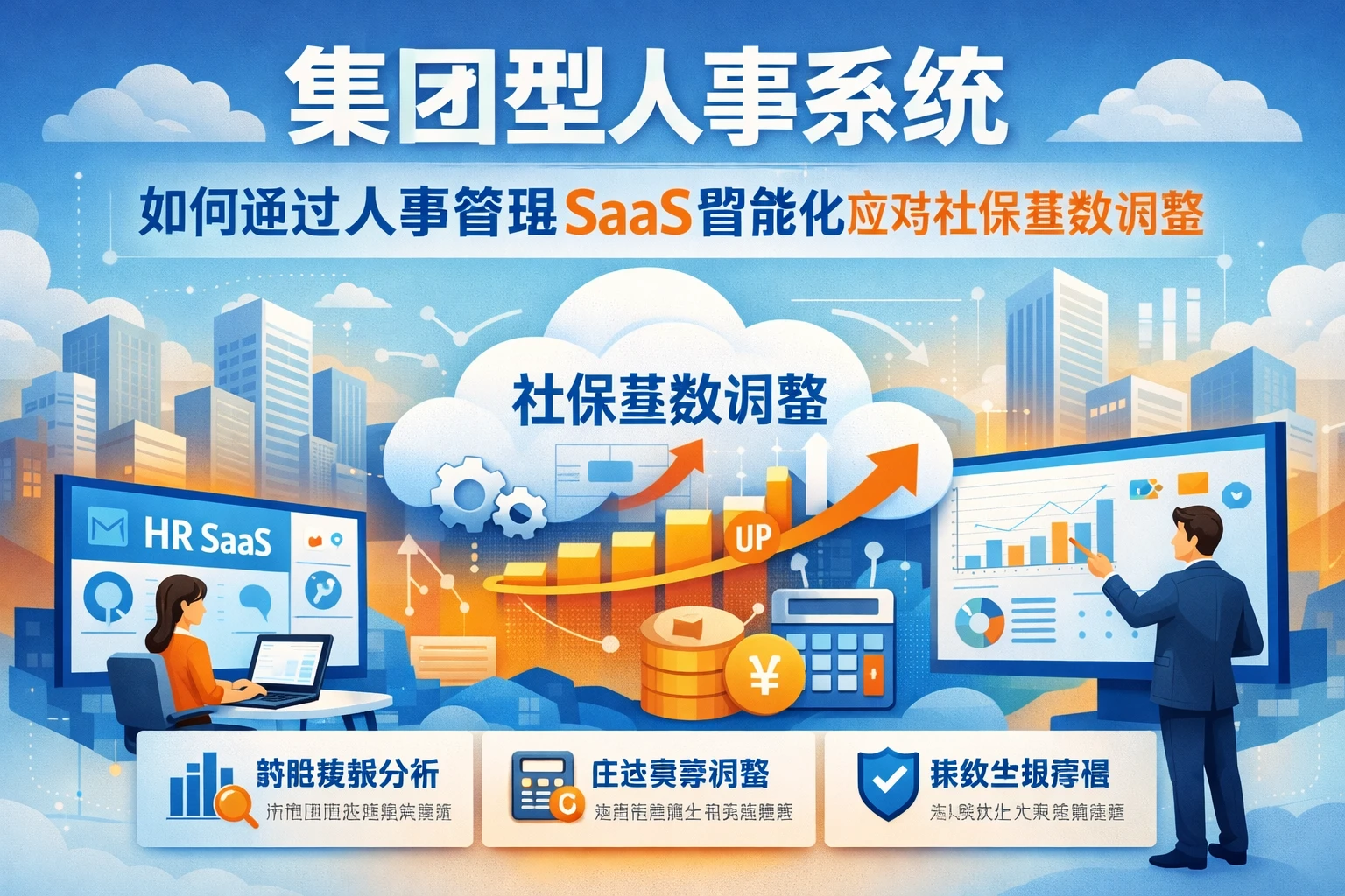 集团型人事系统如何通过人事管理SaaS智能化应对社保基数调整